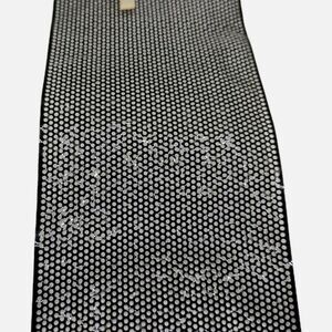 Shiny Black Metallic Mesh Ribbon 3 3/8" x 10 Yards, Christmas, Halloween Wreaths